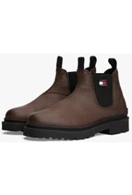 Resim Tommy Hilfiger Erkek Kahverengi Kısa Bot 