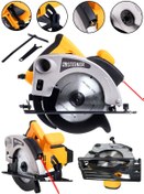 Resim STEİNER Alman Lazerli Daire Testere Metal Şanzuman Sunta Kesme Makinesi 45' Açılı Kesim Sarı 