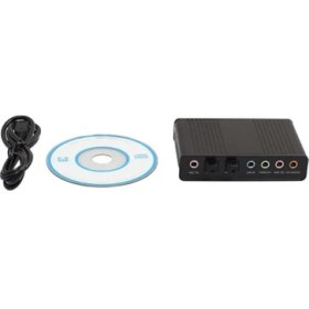 Resim Somodz Ses Kartı 4 Kanal Dönüştürücü Spdıf 5.1 Sesli USB 2.0 Optik Kayıt Için Siyah (Yurt Dışından) 