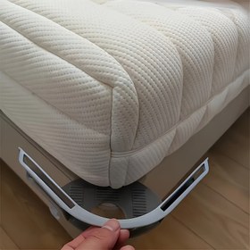 Resim 4 / 2 Set 8 Görünmez Levha Tutucuları, Dayanıklı Polipropilen Klipsli Dikişsiz Bağlantılar, Beyaz, Kayma ve Kayma Önlemek İçin Güvenli Uygunluk, Tüm Yatak Boyutları İçin Uygun, Altlıkta ve Yan Duvarlar İçin Ekstra Tutma Tasarımı Dahil 