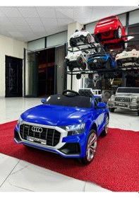 Resim Poyraz Akülü Tabletli Audi Q5 Akülü Araba 12v 0-6 Yaş Özelplaka Lacivert 