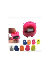 Resim Android Adam Micro Usb Otg Çevirici - Turuncu 