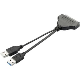 Resim Cbtx SATA7 + 15 2.5" HDD SSD Dönüştürücü Adaptör Kablosu 0.15 Metre 