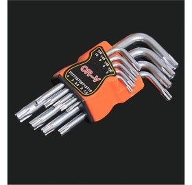 Resim Alc Alyan Takımı 9 Parçalı Yıldız Alyan Seti 17CM 