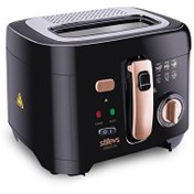 Resim SGH25604 Activa DF-118 1800 W Siyah Bakır Fritöz Airfryer Stilevs