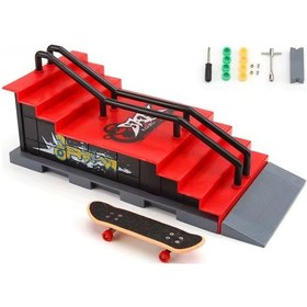 Resim Premium Parmak Kaykay Parkurlu Ve Sök Tak Aksesuarlı 3+ Yaş Çok Renkli 