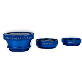 Resim Als Telefon Fotoğraf Lensleri, 3’lü Lens Seti ( Ultra Geniş Açı + Makro + Balıkgözü ) 