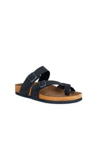 Resim Bueno Shoes Siyah Greyzi Deri Erkek Parmak Arası Terlik 05mt102 