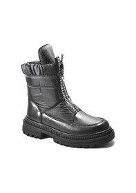 Resim Beety 23bk40.105 Hakiki Deri Siyah Casual Kadın Bot Siyah 