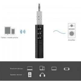 Resim Car Bluetooth Music Driver Araç Aux Hands-Free Mp3 Bağlantı Kiti 