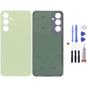 Resim Samsung A54 Yeşil Uyumlu Arka Cam Kapak Pil Kapağı Tamir Set B7000 Set Yeşil 