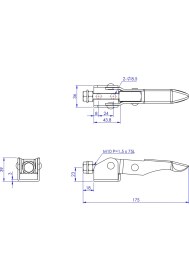 Resim Good Hand Kanca Geçişli Kelepçe | 300 kg Kapasiteli Kelepçe 