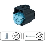 Resim Bosch Egr Valf Soketi Mavi 5 Pin Kablosuz 