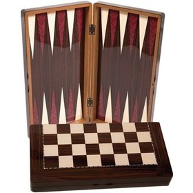 Resim Ahşap Klasik Ceviz Tavla 