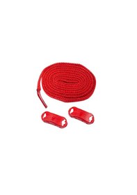 Resim Dopar Elastik Kırmızı Akıllı Bağcık Tak Bırak Ayakkabı Bağcığı 100cm Kırmızı 