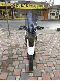 Resim MOTOCAM Mondial 180 Z-ONE Siperlik Ön Cam 58cm 2014 2022 Model Açıkfüme Renkli 