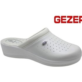 Resim Gezer 4770-B Ortopedik 4 Nokta Hastane/Iş Sabo Terlik Beyaz 