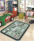 Resim FABBHOME Dijital Baskı Kaymaz Taban Makinede Yıkanabilir Çocuk Odası Halısı Bebek Odası Halısı 