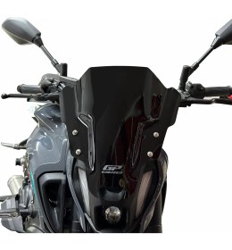 Resim GP Kompozit Yamaha MT-07 2021-2023 Uyumlu Ön Cam Füme 30 cm 