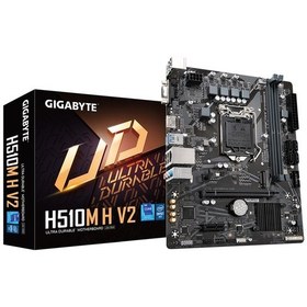 Resim Gıgabyte H510m H V2, Rev.1.0, 3200mhz, 2xddr4, M.2, D-sub, Hdmı, 10-11.nesil, Lga1200 Soket, Anakart 