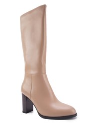 Resim Nine West OVETTA 3PR Krem Kadın Topuklu Çizme 