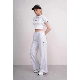 Resim Ponçik Kadın Crop Eşofman Takımı 3lü Takım Spor Comfort 25074 