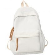 Resim Homyl Ayarlanabilir Omuz Askılı Sırt Çantası Moda Beyaz 