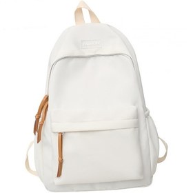 Resim Homyl Ayarlanabilir Omuz Askılı Sırt Çantası Moda Beyaz 