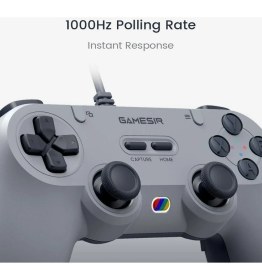 Resim Gamesir Tegenaria T3 Lite Kablolu Controller Retro Gri Nintendo Switch, Windows Pc, Steam , Android ,ıos 
