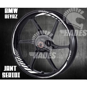 Resim Bmw Jant Şeridi Beyaz Içli 