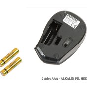 Resim Everest Sm-340 Usb Kırmızı 3d Optik Kablosuz Mouse 