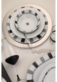 Resim Kütahya Porselen Leonberg 27 Parça 6 Kişilik Yemek Takımı 12688 