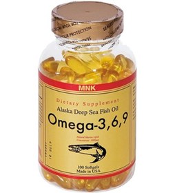 Resim Mnk Omega 3-6-9 Balık Yağı 1000 Mg 100 Softgel 08- 