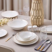 Resim Aryıldız Crystal Provence Gold 56 Parça 12 Kişilik Yemek Takımı 