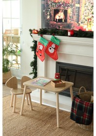 Resim Mickey Fare 1 Masa + 1 Sandalye (Çocuklar için Yaz-Sil Montessori Aktivite ve Etkinlik Masa Sandalye Takımı) 