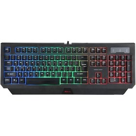 Resim Xtrike Me KB-507 Usb Kablolu Gökkuşağı Aydınlatmalı Oyuncu Q Klavye 
