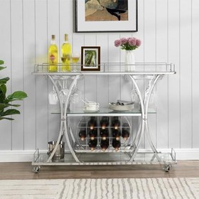 Resim Zaira Paslanmaz Metal&cam Servis Arabası 