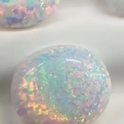 Resim Ethiopian Şekiller, Sentetik Opal Yapay Protein Taşı, DIY Takı Yapımı İçin Sentetik Değerli Taş, Ekim Ayı Doğum Taşı Hediye Fikri 