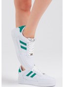 Resim Tonny Black Unisex Beyaz Yeşil Yanı Çizgili Bağcıklı Rahat Kalıp 