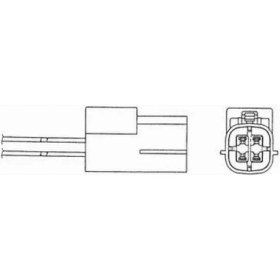 Resim OZA544-N8 Oksijen Sensörü NGK-1804/NGK-6497/NGK-6513 Dpmah 