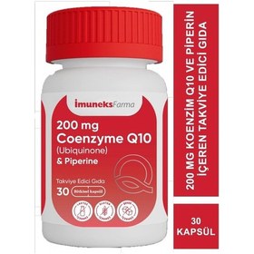 Resim Imuneksfarma Coenzyme Q10 200 Mg 30 Kapsül 
