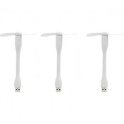 Resim gaman 3 ADET New SL-UF05 Usb Vantilatör - Esnek Gövdeli Akrobat Mini Usb Fan Flexible 1.2W 