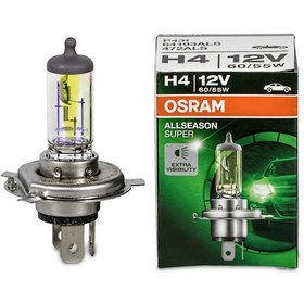 Resim Osram H4 Allseason Kolormatik Sarı Ve %30 Fazla Işık 1 Adet 