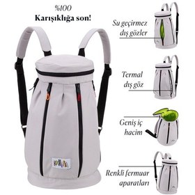 Resim Kukita Anne Bebek & Çocuk Çantası - Mürdüm 