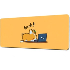 Resim sgeteknoloji Work 70x30 Cm Speed Kaymaz Taban Dikişli Oyuncu Gaming Mouse Pad 