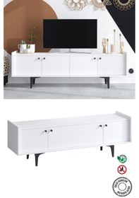 Resim Decormet Atlas Tv Sehpası Dec0043 Beyaz Diğer 