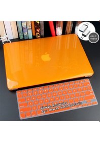 Resim Apple Uyumlu MacBook Air M2-m3 Kılıf 13.6 İnç A2681 A3113 İle Parmakizi Bırakmaz Parlak Kristal 001 