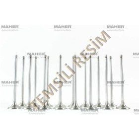 Resim Supap Takım Corolla 1.6 165 In-8 Ölçü:29.9x6x91.5 / Ex-8 Ölçü:24.5x6x92 13711 15050 13715 15030 