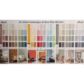 Resim Silikonlu Özel Mat Silinebilir Iç Cephe Duvar Boyası 0.75 Lt Kuzey Yıldızı Uyumlu 0,75 L 