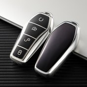 Resim 1 adet TPU Araba Uzaaktan Kumanda Anahtar Kılıfı BYD Atto 3 Han EV Dolphin Sea Leopard 4 Düğmeli Uzaaktan Kumanda Anahtar Kılıfı 